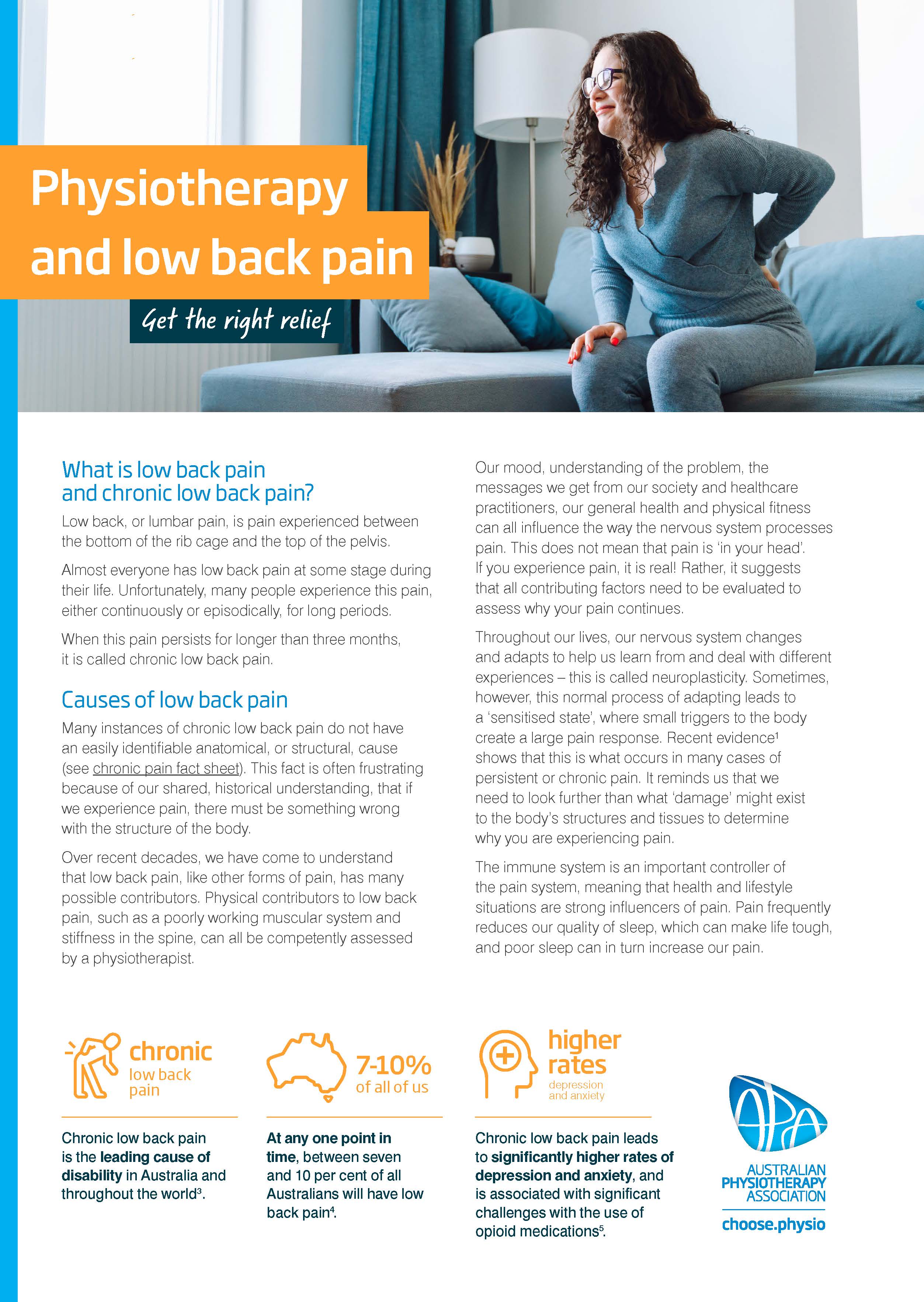 Pain campaign 2022 Low back pain Factsheet